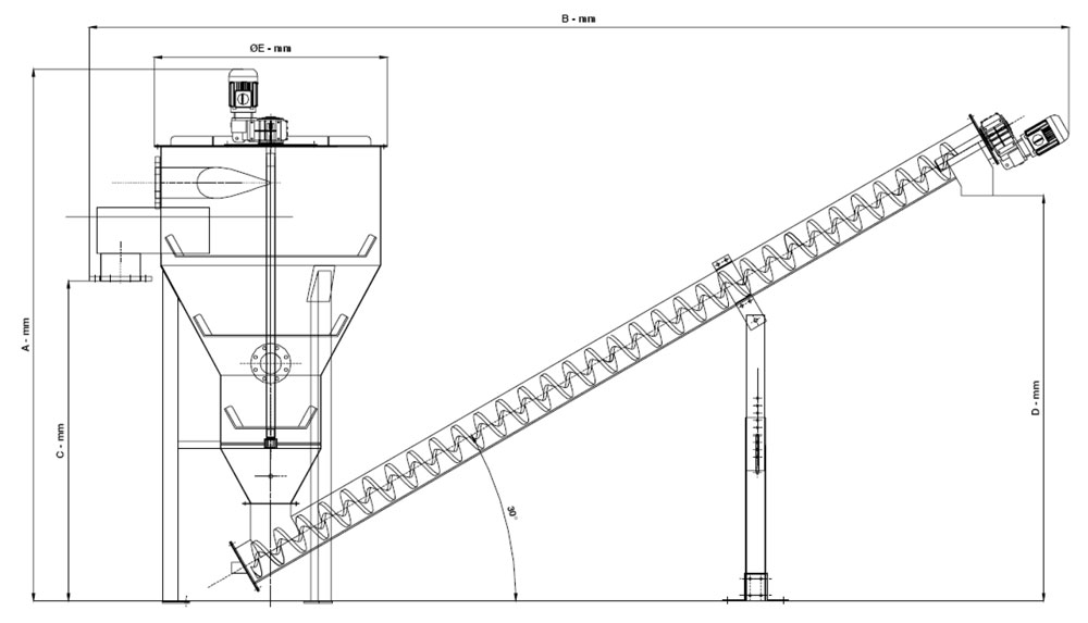 lavado arena rgw diagrama