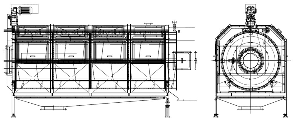 Tamiz tambor rotativo RS3 ~ Diagrama