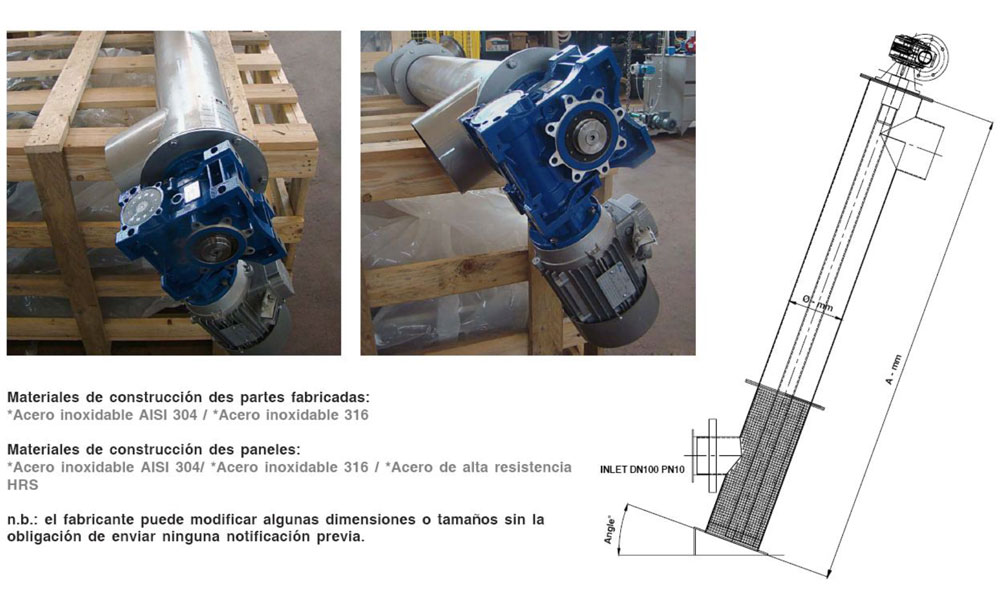 Tornillo mini RSE ~ Diagrama