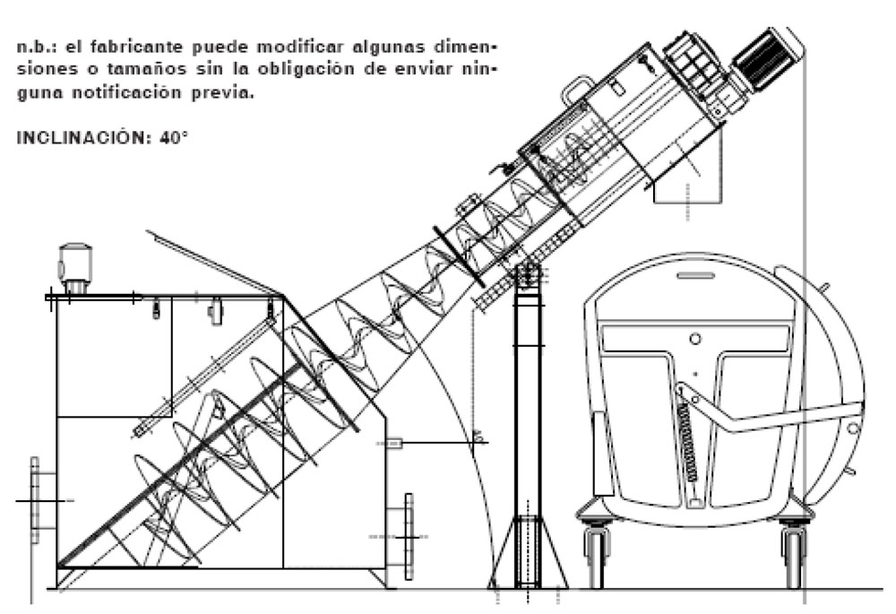 Reja Tornillo Inclinado Compacta